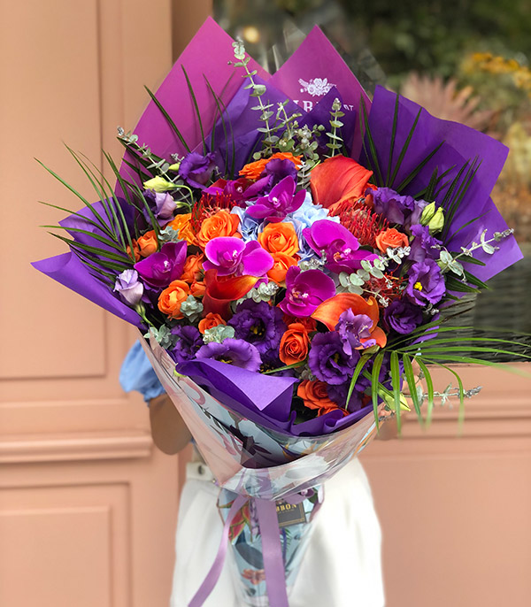 Amethyst Grand Deluxe Purple Bouquet