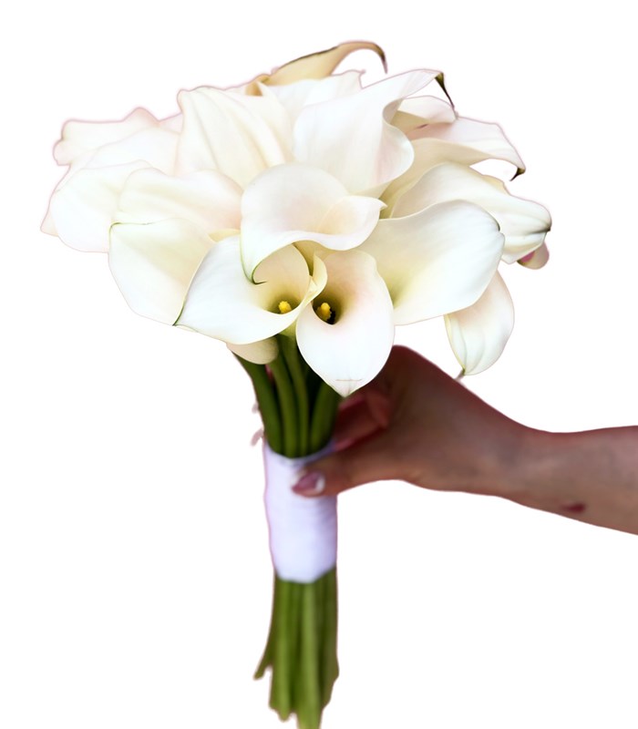 Saf Aşk 20 Beyaz Gala Gelin Buketi