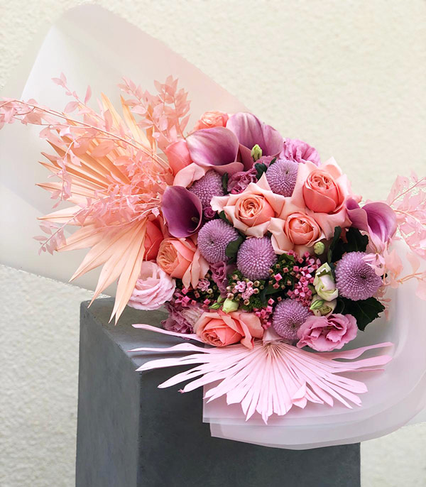 Pastel Dream Pink Lilac Deluxe Bouquet