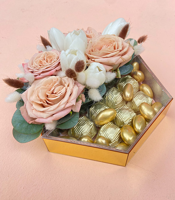 Pastel Luxe Gold Chocolate Tray