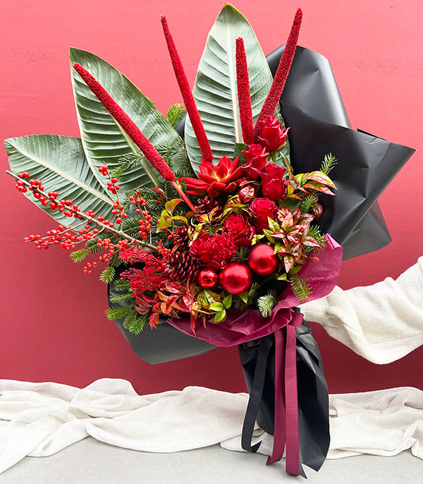 Big Red Christmas Bouquet