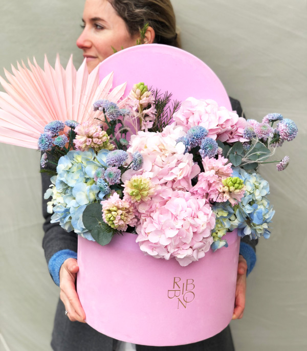 Fairy Tale Grand Hydrangea Hyacinth Flower in Box