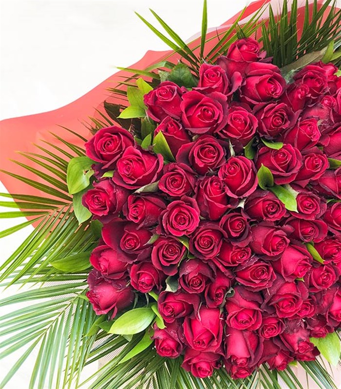 101 Red Roses Bouquet Royal Deluxe