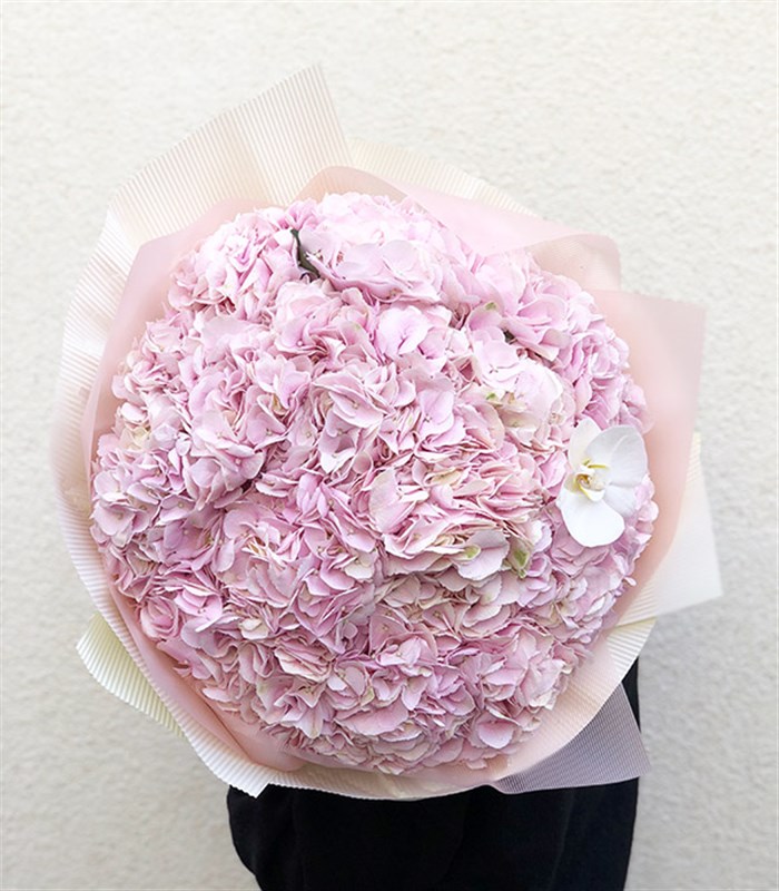 Grace Kelly Royal Deluxe 20 Pembe Ortanca Buketi