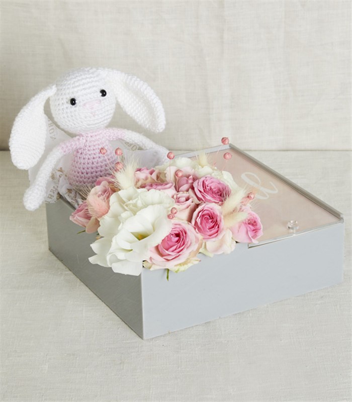 Its a Girl Yenidoğan Bebek Tebrik Çikolata Hediye Kutusu