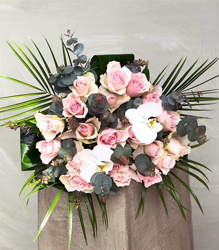 Claire Deluxe 20 Pembe Gül Buketi