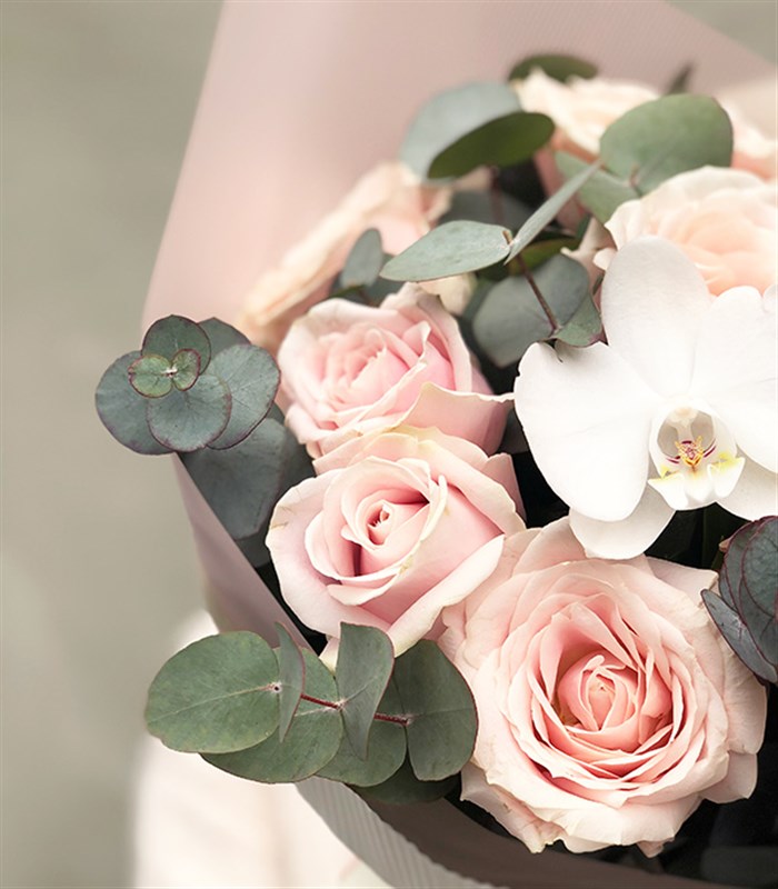 Claire Pembe Gül Buketi