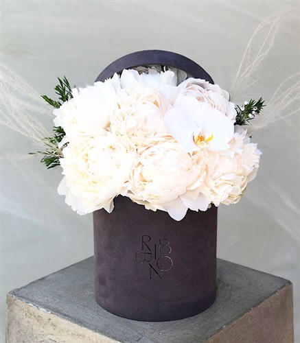 White Peonies in Box
