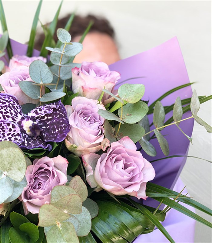 Chloe Lila Gül Buketi