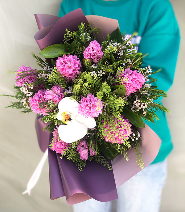 Pink Hyacinth Bouquet