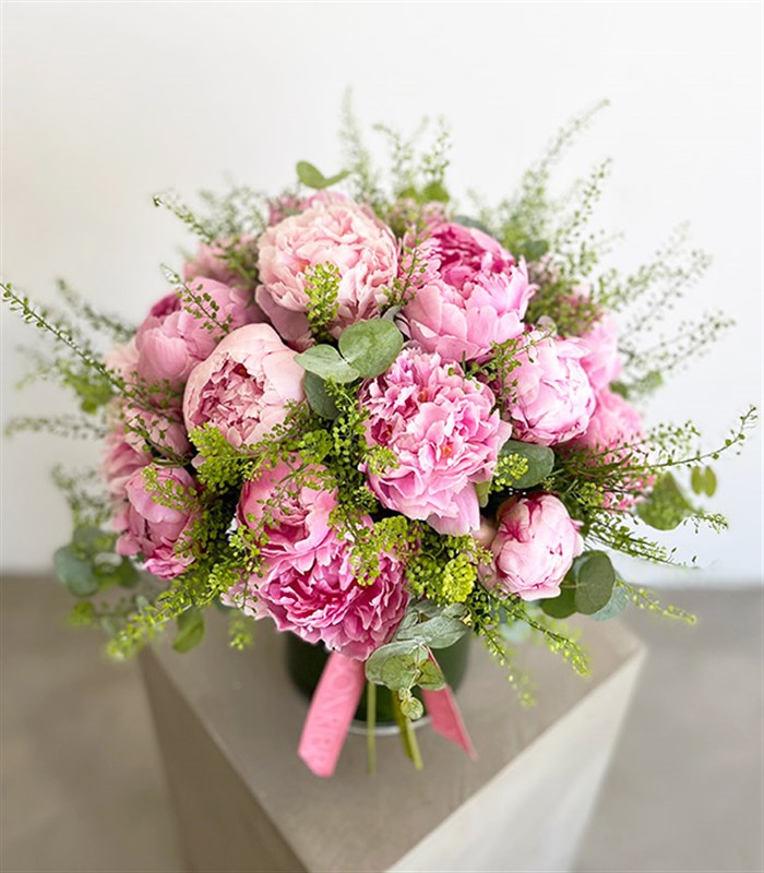 Deluxe Vazoda Pembe 20 Şakayık