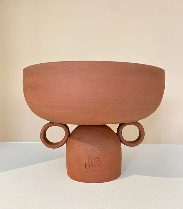 Earthenware Handcrafted Ceramic Vase Set 3pcs