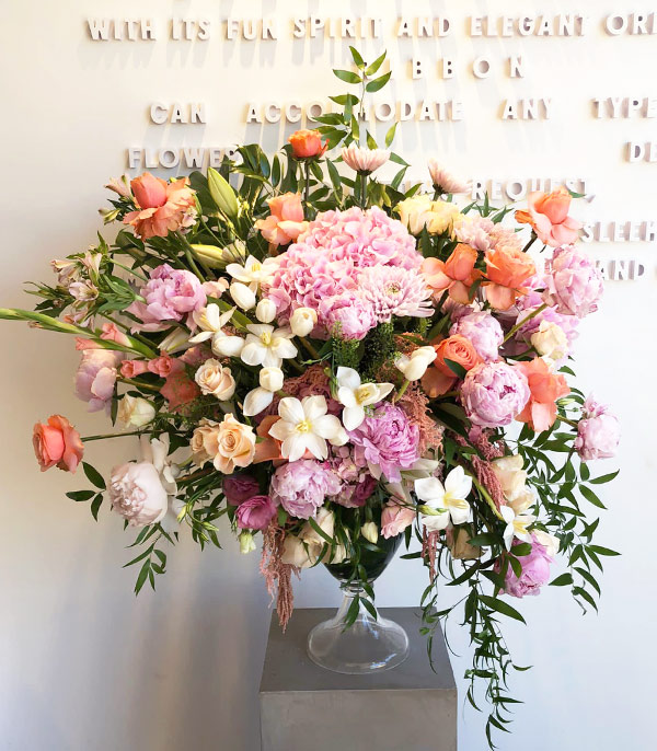 Nora Royal Deluxe Pink Peonies Vase Arrangement