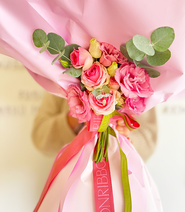 Pink Hydrangea Deluxe Pink Spring Bouquet