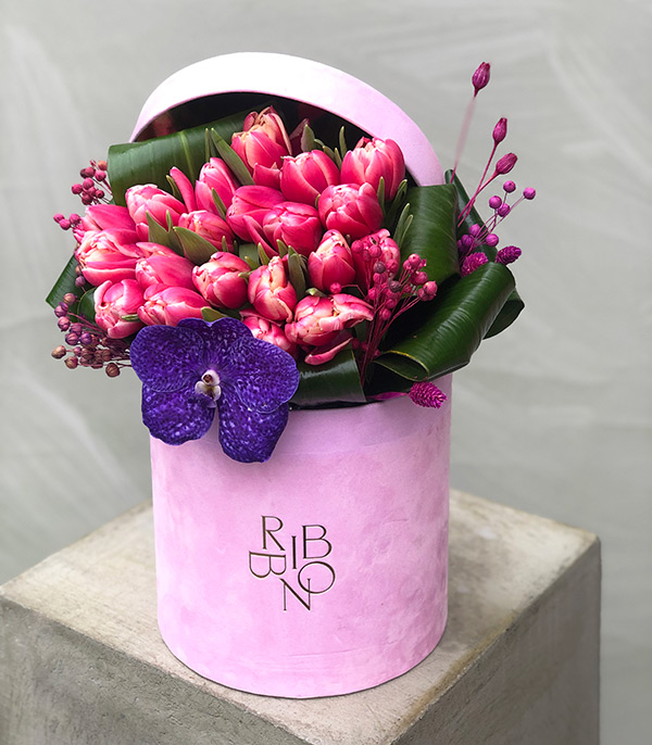 Candy Box Pink Tulips
