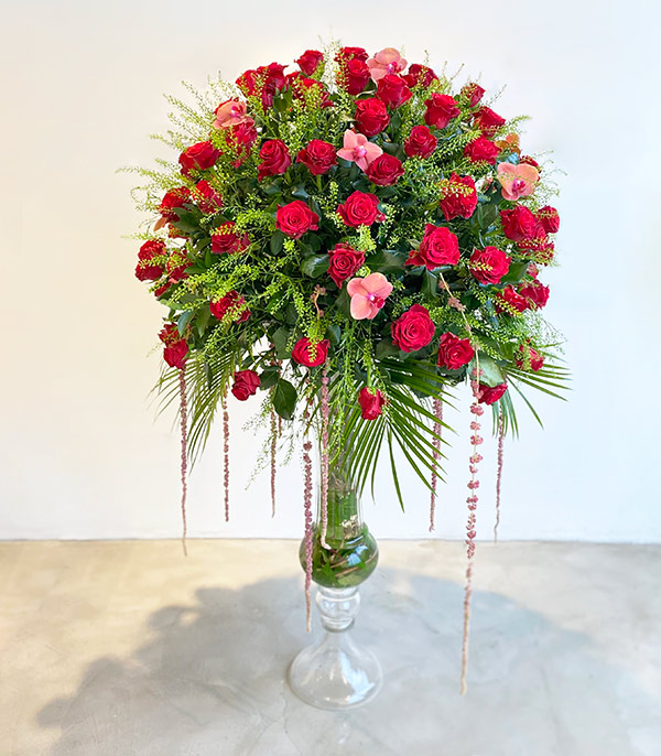 101 Red Roses Arrangement Grand Deluxe Vase