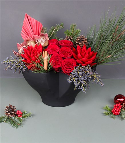 Luxury Vase Winter Arrangement