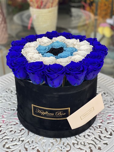 Mega Kutuda Nazar Boncuklu Solmayan Güller