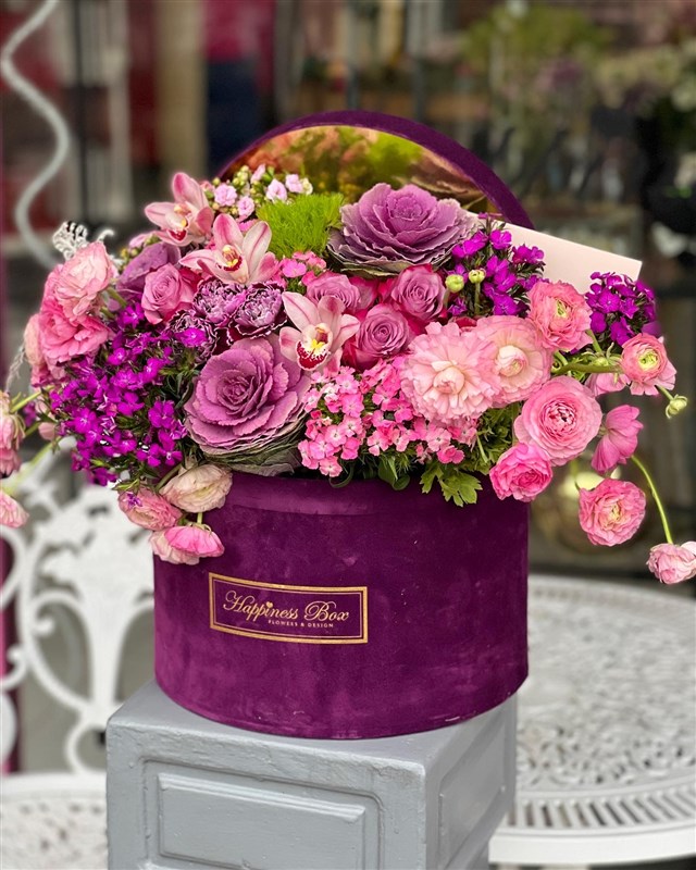 Mor Kutuda Lüks Aranjman