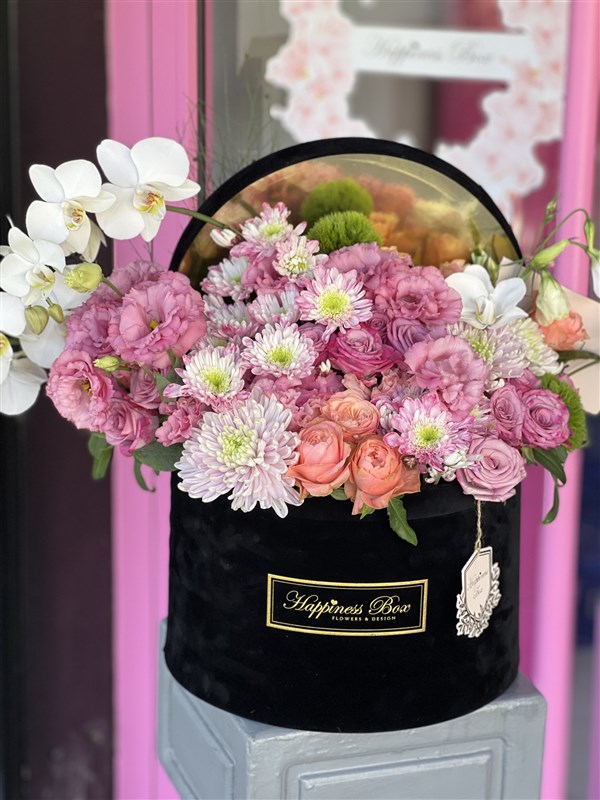 Siyah Lüks Kutuda Deluxe Aranjman