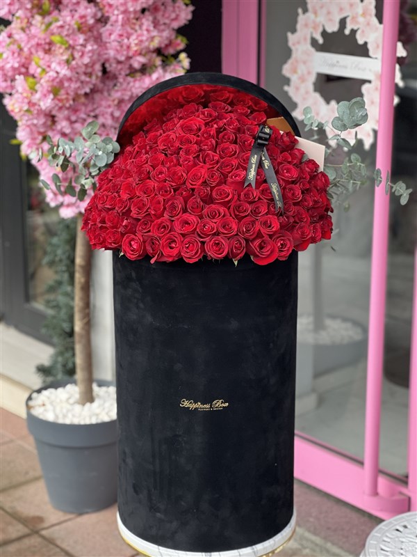 1 Metre Boyunda Lüks Kırmızı Güller