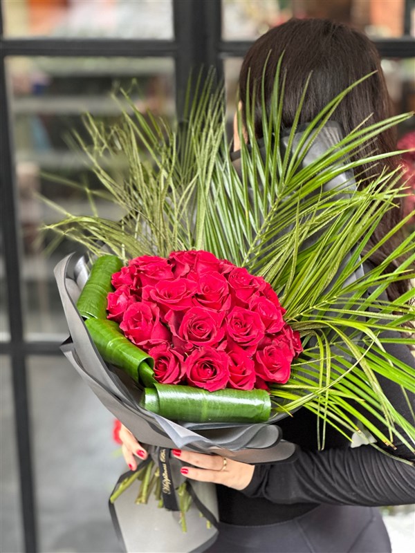 Valentine 30 Kırmızı Gül Buketi