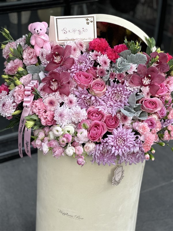 Grand Deluxe 1 Metre Pembe Aranjman