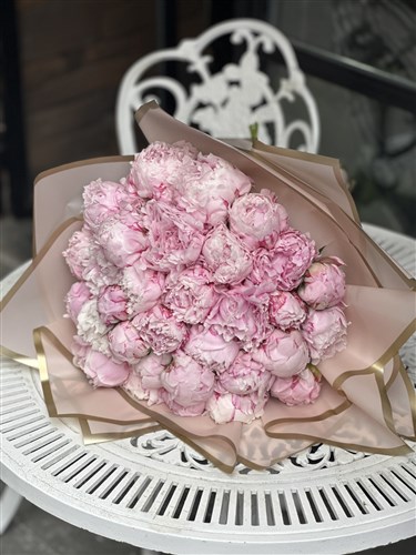 30 Pembe Şakayık Buketi