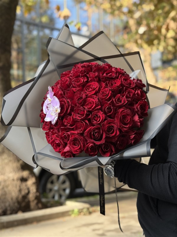 Luxury Kırmızı Gül Buketi