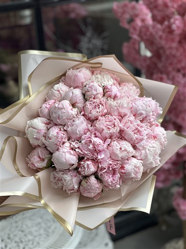 30 Pembe Şakayık Buketi