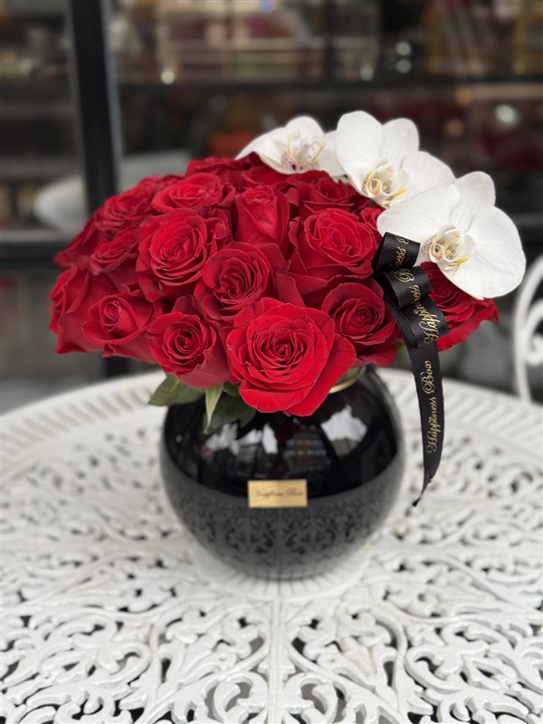 Natalie Vazoda Kırmızı Güller