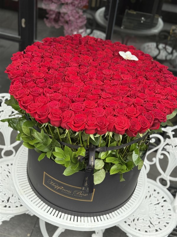 Grand Deluxe Dev Kutuda 200 Kırmızı Gül