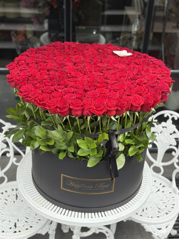 Grand Deluxe Dev Kutuda 200 Kırmızı Gül