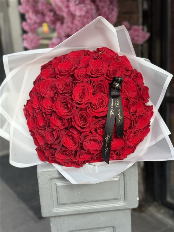 Elegance Kırmızı Gül Buketi