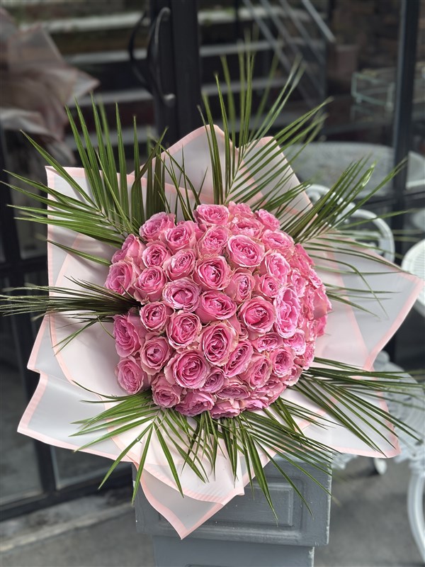 Pink Royale Pembe Gül Buketi