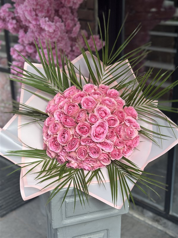 Pink Royale Pembe Gül Buketi