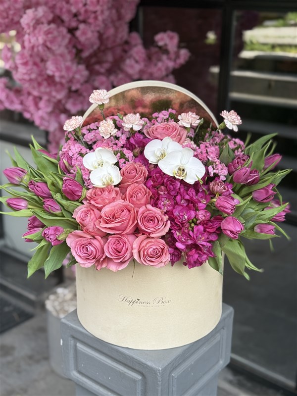 Daniela Bej Kadife Kutuda Laleler ve Güller