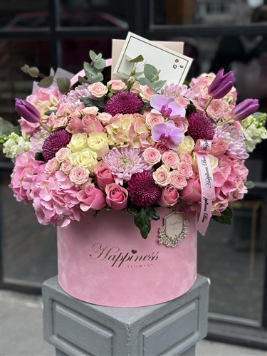 Pink in Bloom Deluxe Flower Box