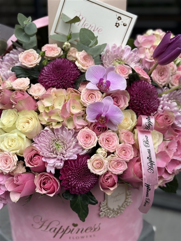 Pink in Bloom Deluxe Flower Box