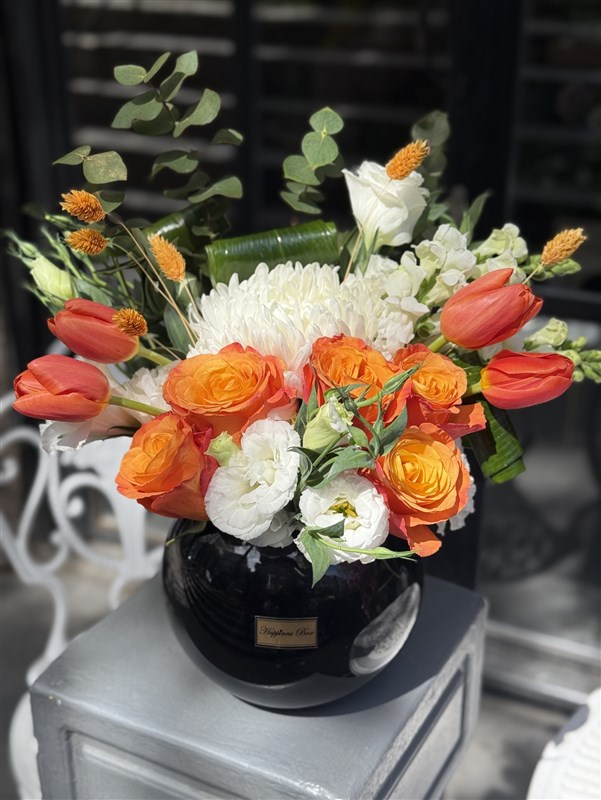 Soleil Orange Lüks Çiçek Aranjmanı