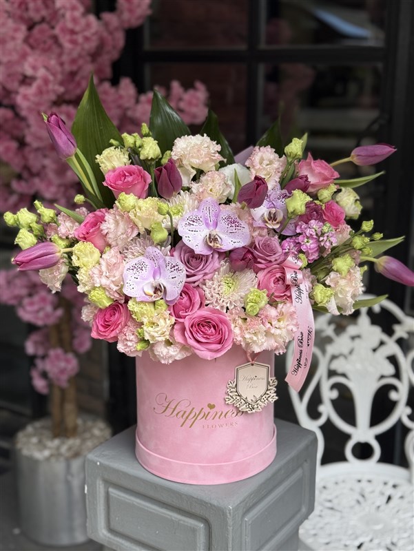Pink Velvet Luxury Kutuda Aranjman