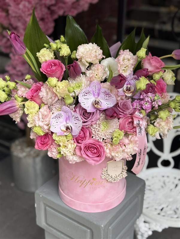 Pink Velvet Luxury Kutuda Aranjman