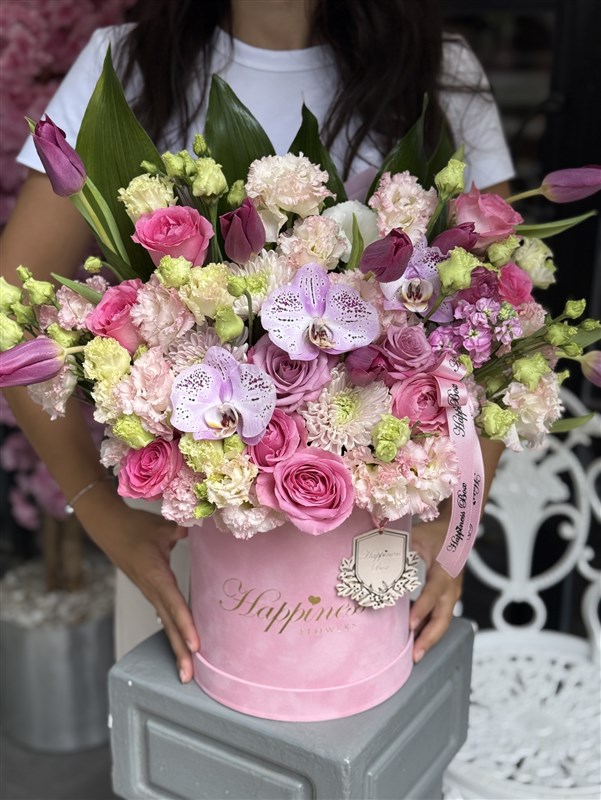 Pink Velvet Luxury Kutuda Aranjman
