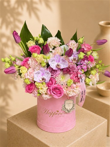 Pink Velvet Luxury Kutuda Aranjman