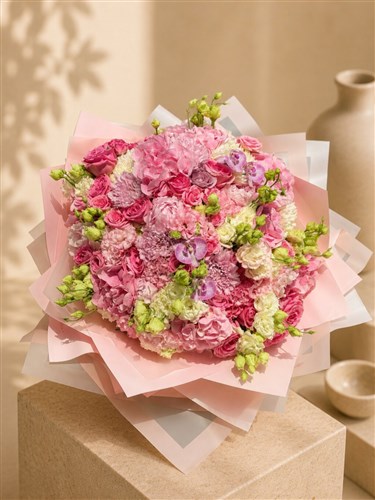 Grand Deluxe Pembe Buket