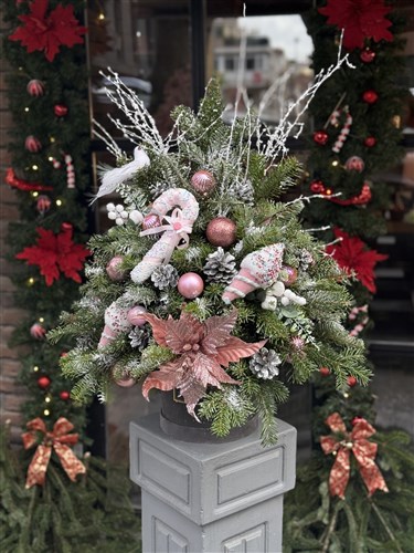 Candy Yeni Yıl Ağacı - Canlı El Yapımı