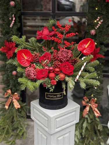 Clara Kırmızı Yeni Yıl Aranjmanı