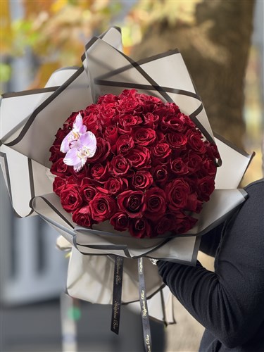 Luxury Kırmızı Gül Buketi