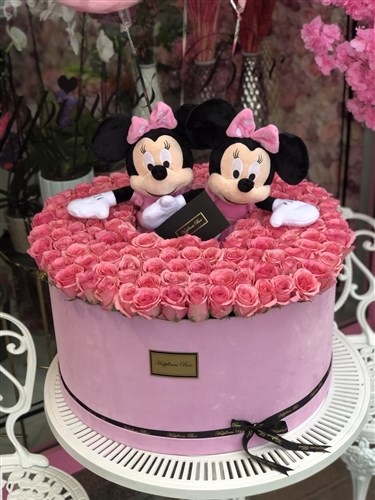 Pembe Kadife Dev Kutu