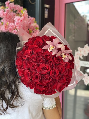 Kırmızı Özel Gül Buketi